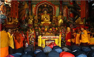 云南昆明圆通寺举行佛教三大语系新年祈福法会