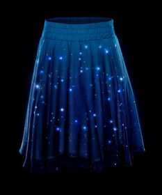 时尚与科技相结合的LED星星裙 