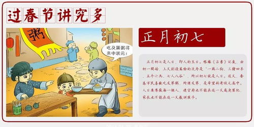 正月初七的民俗