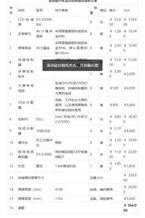 报价优选系列方案 某高级小区监控机房建设报价方案