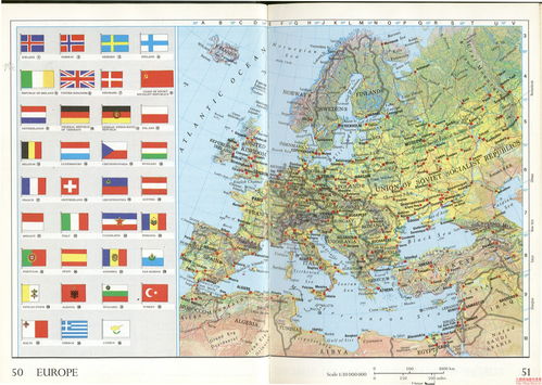 欧洲地图全图