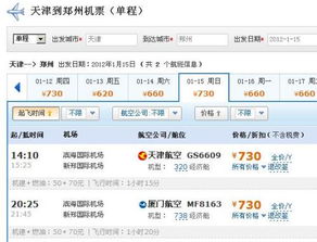 天津机票预订,天津机票预订：掌握技巧，轻松出行-第4张图片