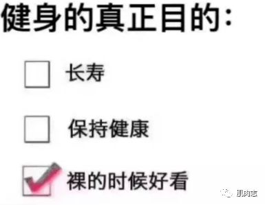 健身就是为了获得 性资源 自律 健康都是借口