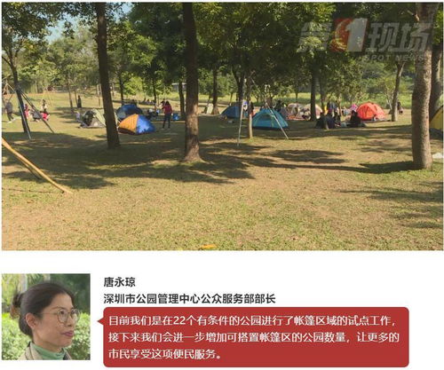 深圳这22个公园可以搭帐篷了 附地址