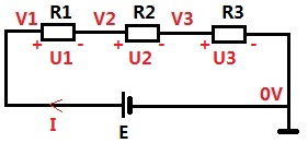 为什么串联各电流等,过电阻电流不变吗 