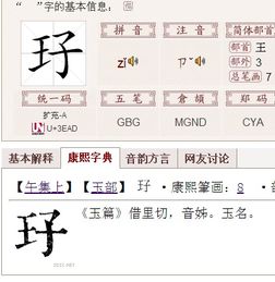 左边一个王 右边一个子 是什么字 