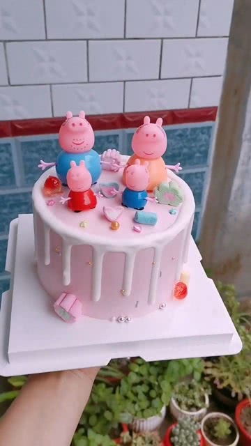 小猪佩奇,家庭版小蛋糕 
