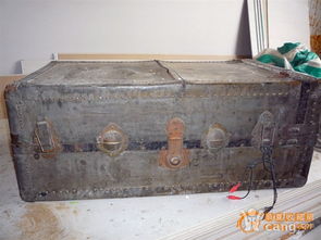 老式木箱子 手提箱 木柜子