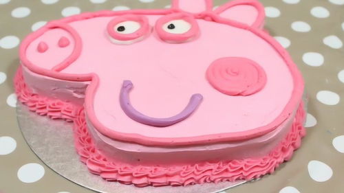 生日蛋糕的创新玩法 漂亮的小猪佩奇翻糖蛋糕,堪比艺术品 