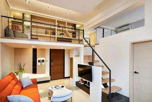 40平米Lof公寓装修效果图,小空间大,打造温馨舒适的家庭