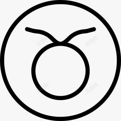 金牛座固执力量图标 icon 标识 标志 UI图标 设计图片 免费下载 页面网页 平面电商 创意素材 金牛座素材 