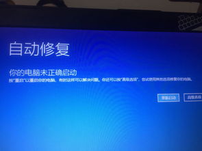 win10自动修复电脑重置不行