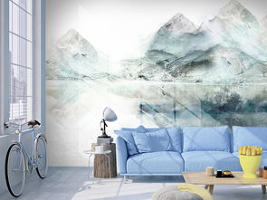 北欧简约手绘油画山水客厅卧室背景墙图片设计素材 高清模板下载 68.62MB 现代简约电视背景墙大全 