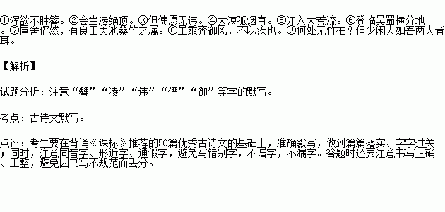 英语的激励名句大全