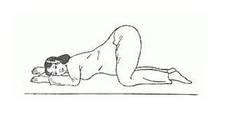 胸膝卧位锻炼，什么是胸膝卧位锻炼(带图)