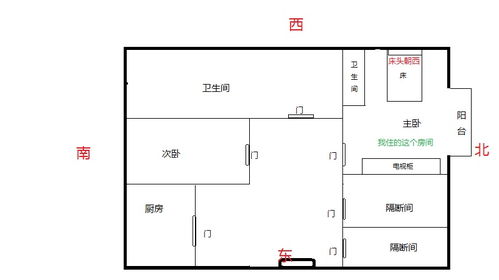 床头朝西,听说不好,冲北又向窗户了,怎么放都不好,风水大师们帮我分析一下这个床怎么放比较好 