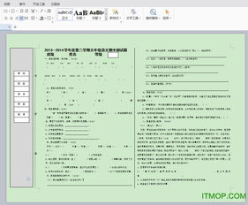 小学语文试卷模板下载 小学语文试卷出题模板下载 免费版 