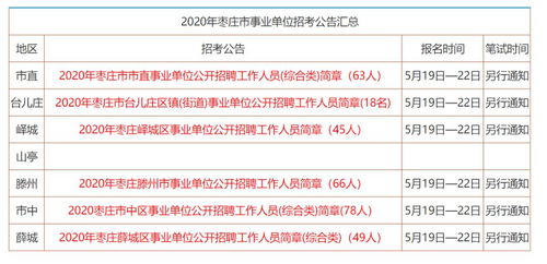 中国人事考试网咨询？2015枣庄市事业单位考试流程