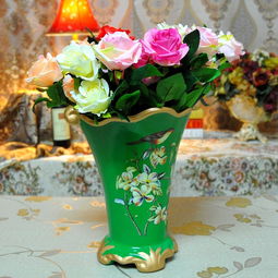 陶瓷花瓶养花