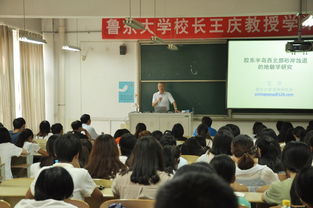 鲁东大学校长王庆教授为我校师生作学术报告 