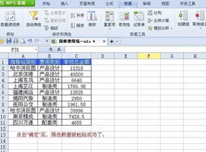 wps excel 的高级筛选怎么用 