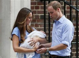 英国小王子取名乔治 向女王父亲致敬 