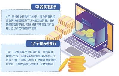 有民营银行停办现金业务 别担心