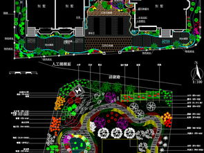 庭院景观设计CAD平面图平面图下载 花坛树池图片大全 编号 20455682 