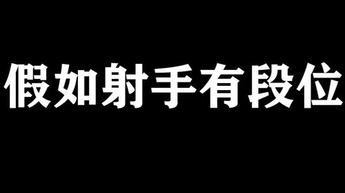 假如射手有段位 