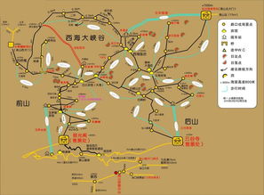 黄山旅游路线图,安徽黄山旅游路线图