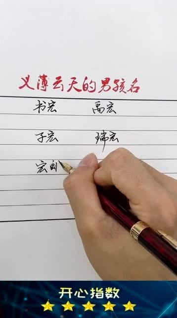 父母爱子,总想给孩子最好的名字 