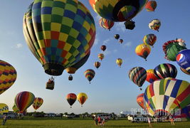 美国新泽西举行第32届热气球节 