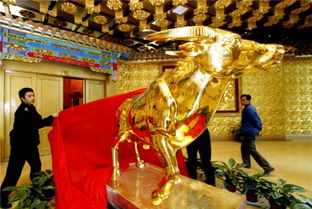 中国最值钱的三个黄金雕像 天津的金狮,江苏的金牛,河南的金佛