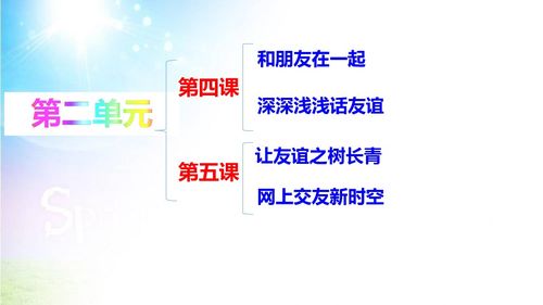 人教版七年级上册 道德与法制 第二单元友谊的天空复习课件 14张ppt 