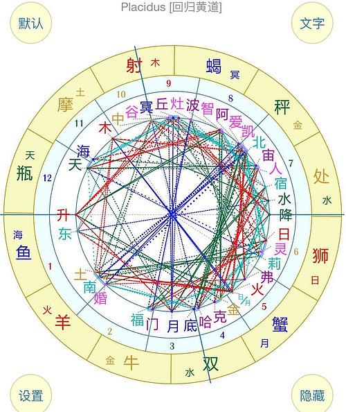 谁能帮我看看我的星盘,有人说我格局大 