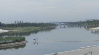 正在建设的西咸新区沣河景观