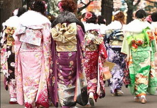 日本成人节活动现场美图 美少女 和服诱惑 