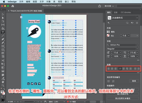 InDesign 教程 8 ,如何导入文本