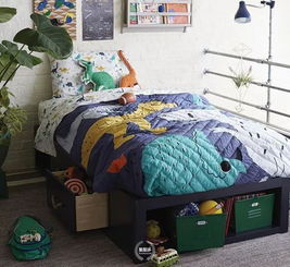 31款让小男孩爱上睡觉的卧室专用床品
