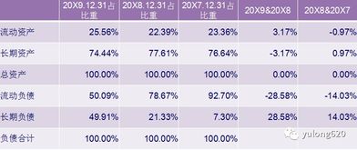 求上市公司财务报表分析和案例