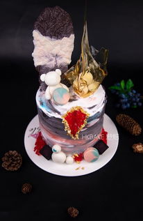 梦幻晶洞丨格外高大上的晶洞蛋糕做法
