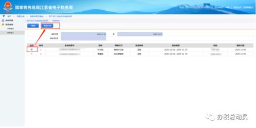 纳税申报表税单在哪里打印的