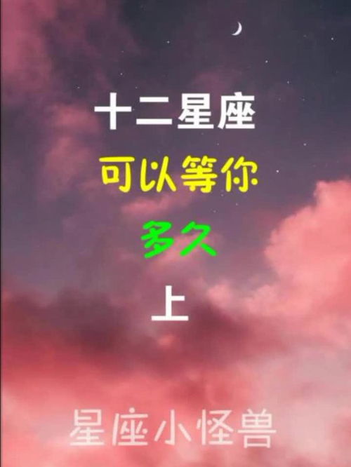 十二星座运势 他可以等你多久 冥冥之中都已注定 