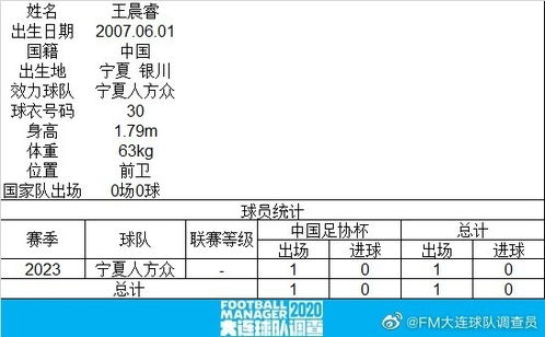 15岁零353天 王晨睿刷新中国足协杯最年轻出场纪录