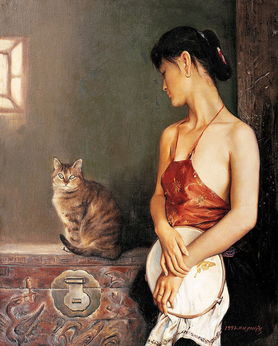 中国浪漫写实代表人物潘鸿海油画作品欣赏