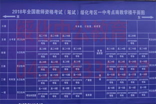 2018教师资格证考试绥化市考场分布图,总参考人数4353人