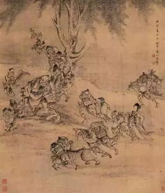 看,中国古代绘画中的 鬼