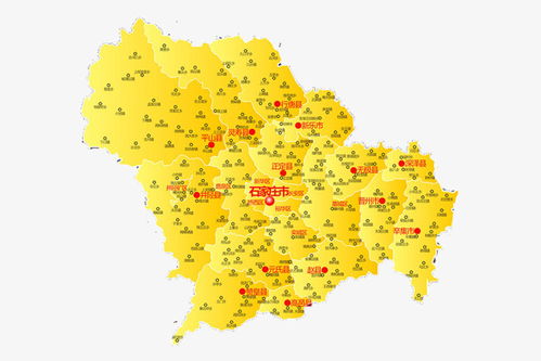 石家庄地图，石家庄是哪个省