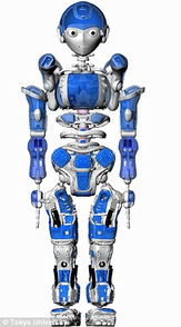 日本科学家研制类似人骨骼结构高仿真机器人 