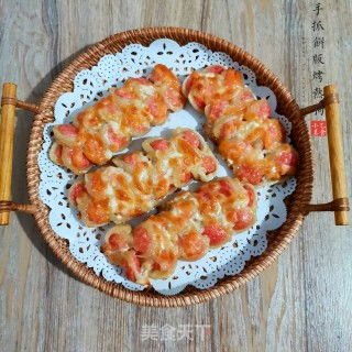 手抓饼版烤热狗的做法 手抓饼版烤热狗怎么做 小乙美食的菜谱 